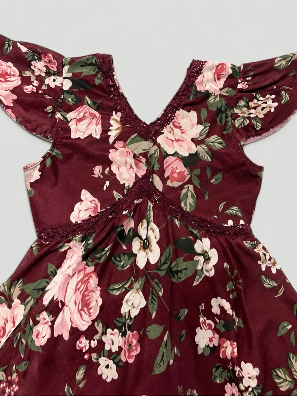Revolution Dance “When You Dream” Floral Mesh Dress | Child SC Approx Girls 6X–7